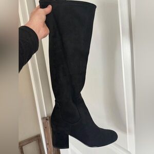 Sam Edelman black suede boots